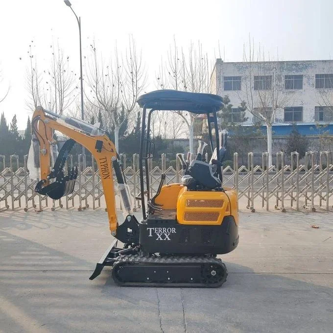 2025 4,000 lb TYPHON TERROR XX Mini Excavator Rubber Track with Kubota D902 Diesel Engine USA - TYPHON - Image 1