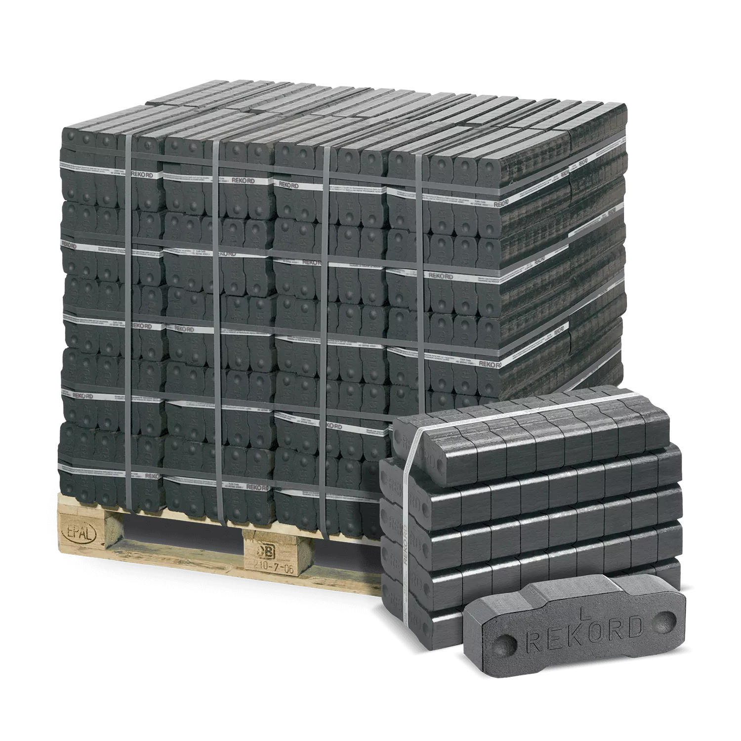Braunkohlebriketts 40 x 25 kg - Image 1