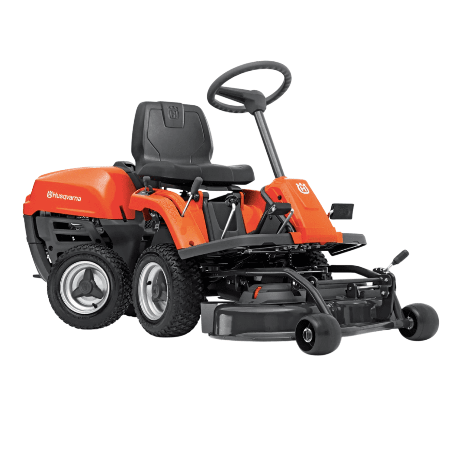 Husqvarna R 112C Rider Aufsitzmäher mit Combi 85 Mähdeck - Image 1