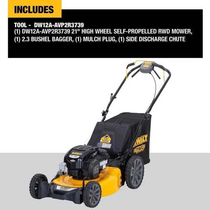 DEWALT 21″ 163cc Self-Propelled Lawn Mowers - Image 1