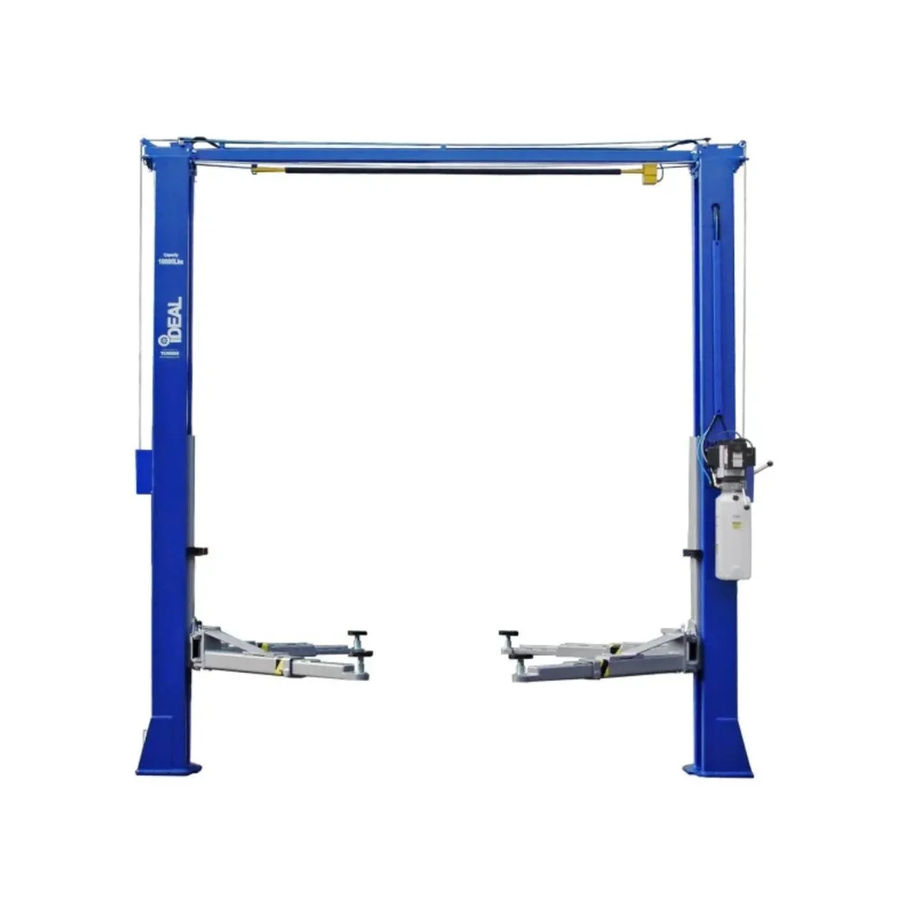 iDEAL TP10KAC-DX 10,000 Lb Two Posts Clear Floor BI-symmetrical Lift – Ali Certi - Image 1