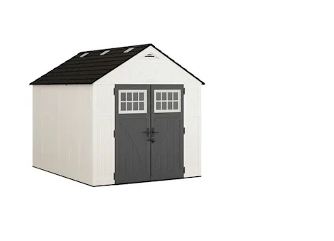 Suncast Tremont 8 ft. x 10 ft. Storage Shed with Floors – Ice Cube_BMS8125 - Image 1