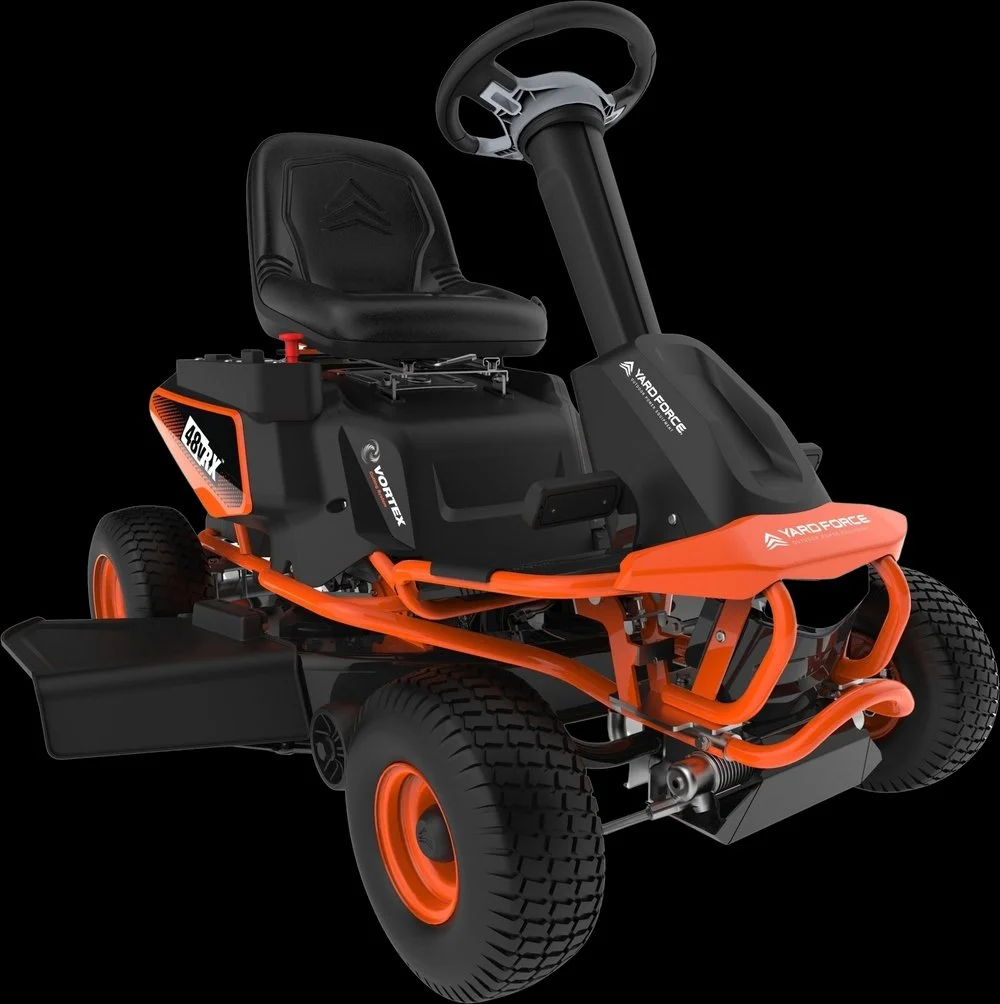 Yard Force 38″ 48V Battery-Powered Riding Lawn Mowers - Image 1