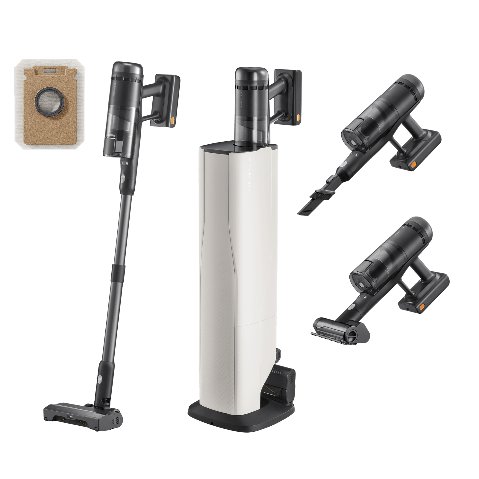 Roborock H60 Hub Ultra Akku-Staubsauger mit Absaugstation - Image 1