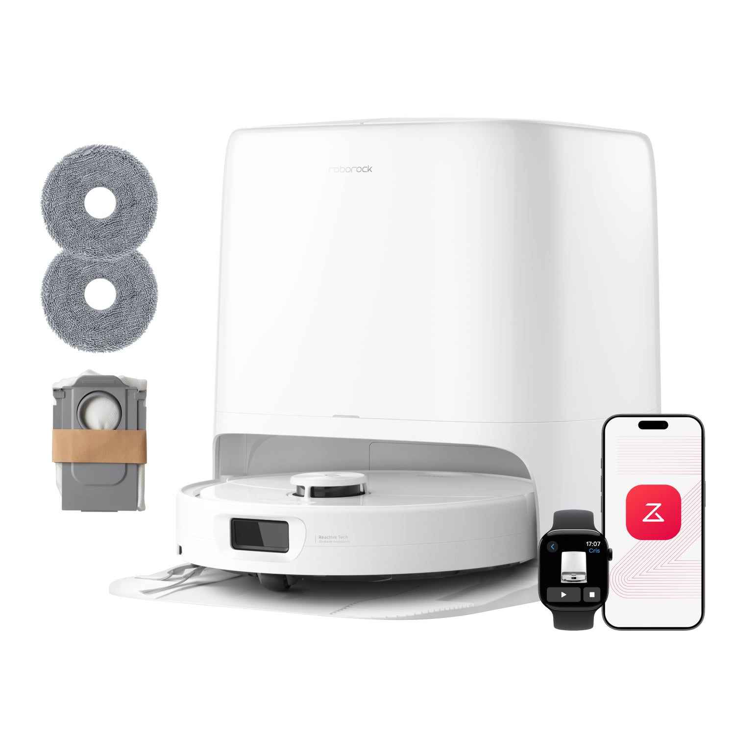 Roborock Qrevo 2 Pro Set – Saugroboter mit automatischem Mopp-Entfernen - Image 1